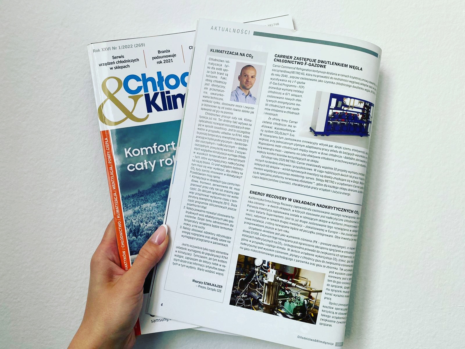 Column for Ch & K magazine: CO2 air conditioning
