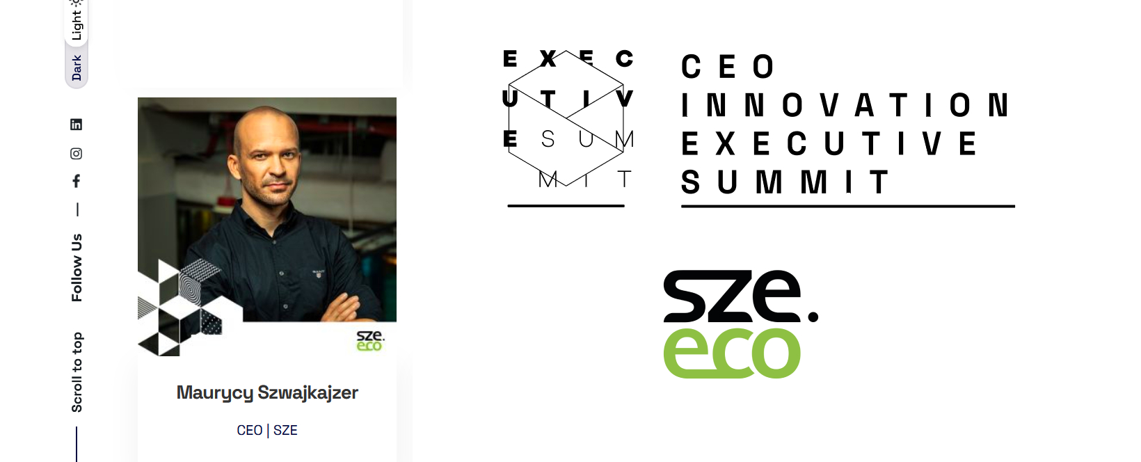 CEO SZE na Executive Summit 2022